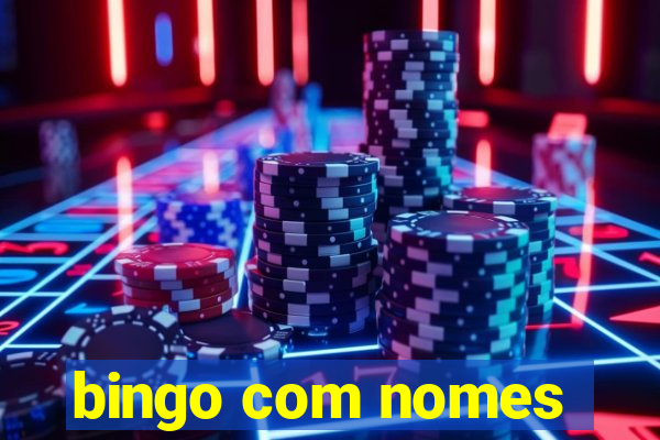 bingo com nomes